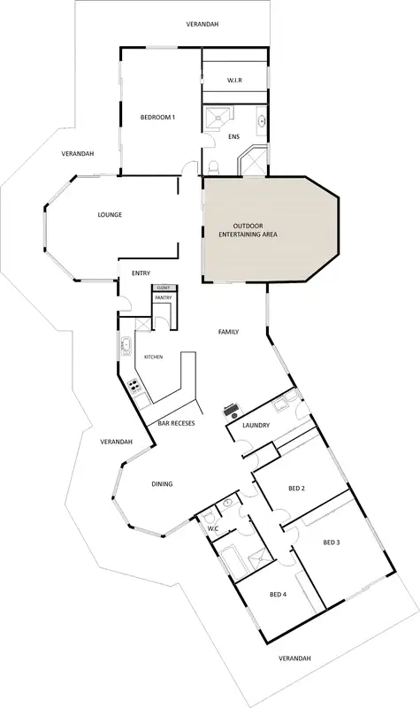 Floorplan of Homely house listing, 40 Pine Bank Lane, Springrange NSW 2618