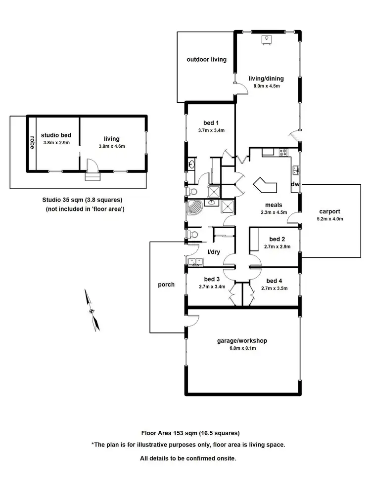 Floorplan of Homely house listing, 45 Old Main Road, Ferny Creek VIC 3786