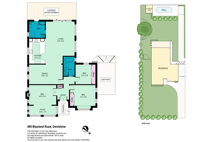 Floorplan of Homely house listing, 490 Blaxland Road, Denistone NSW 2114