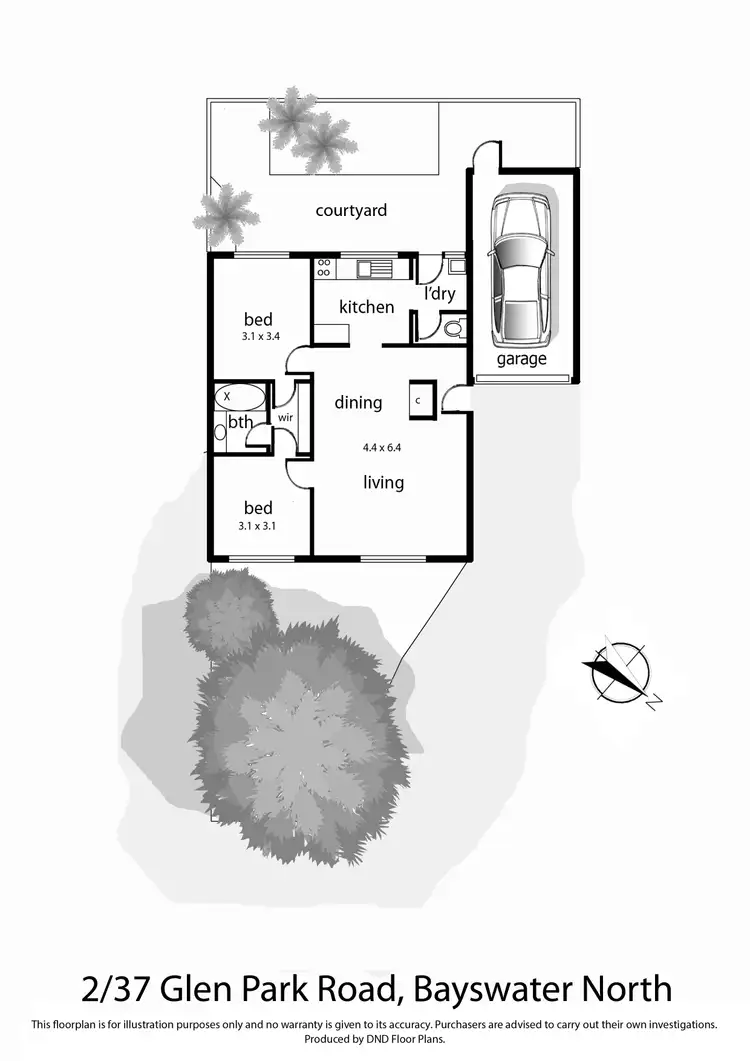 Floorplan of Homely house listing, 2/37-41 Glen Park Road, Bayswater North VIC 3153