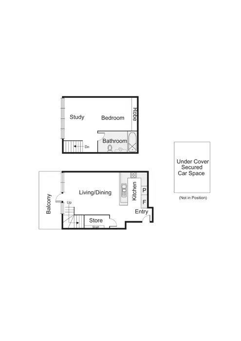Floorplan of Homely apartment listing, 55/39 Esplanade East, Port Melbourne VIC 3207