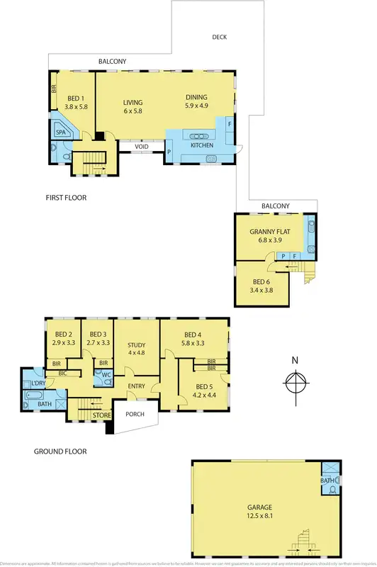 Floorplan of Homely house listing, 8 Traminer Court, Waurn Ponds VIC 3216