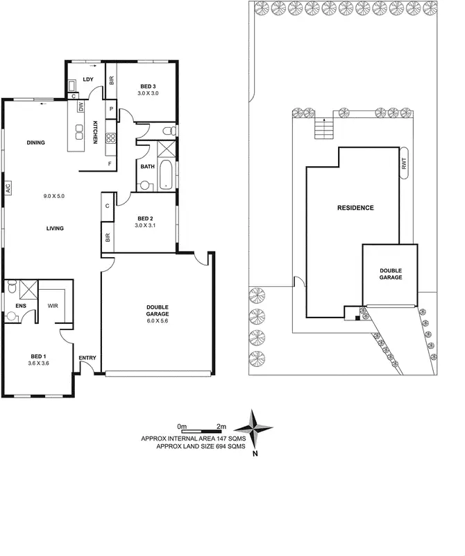 Floorplan of Homely house listing, 13 Sutherland Way, Drouin VIC 3818