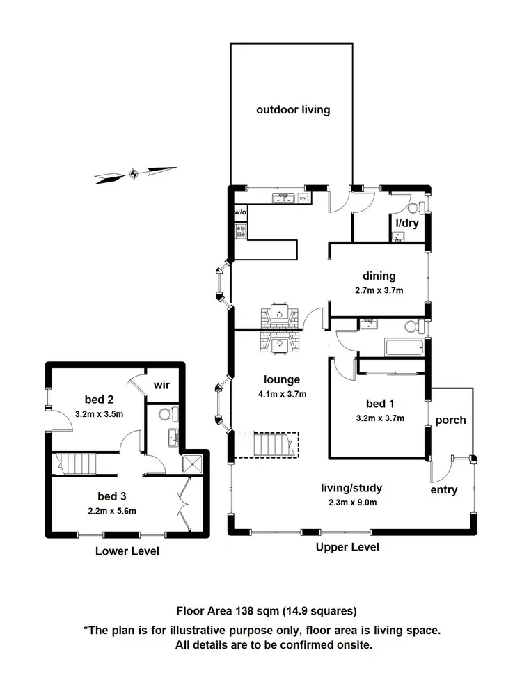 Floorplan of Homely house listing, 25 Belgrave Hallam Road, Belgrave VIC 3160