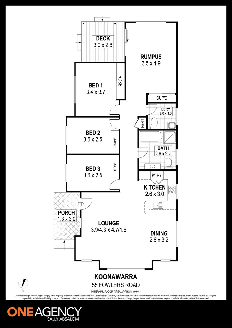 Floorplan of Homely house listing, 55 Fowlers Road, Koonawarra NSW 2530
