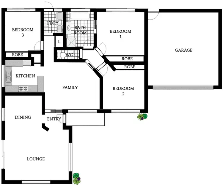 Floorplan of Homely house listing, 126b Carnegie Crescent, Griffith ACT 2603
