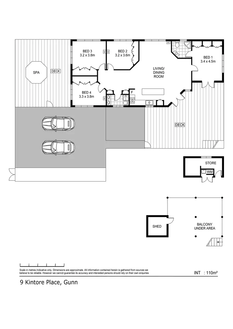 Floorplan of Homely house listing, 9 Kintore Place, Gunn NT 832