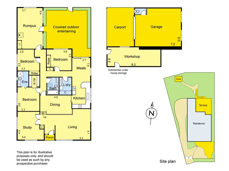 Floorplan of Homely house listing, 13 Ridge Road, Greensborough VIC 3088