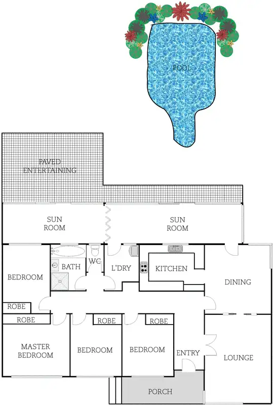 Floorplan of Homely house listing, 34 Alawa Street, Waramanga ACT 2611