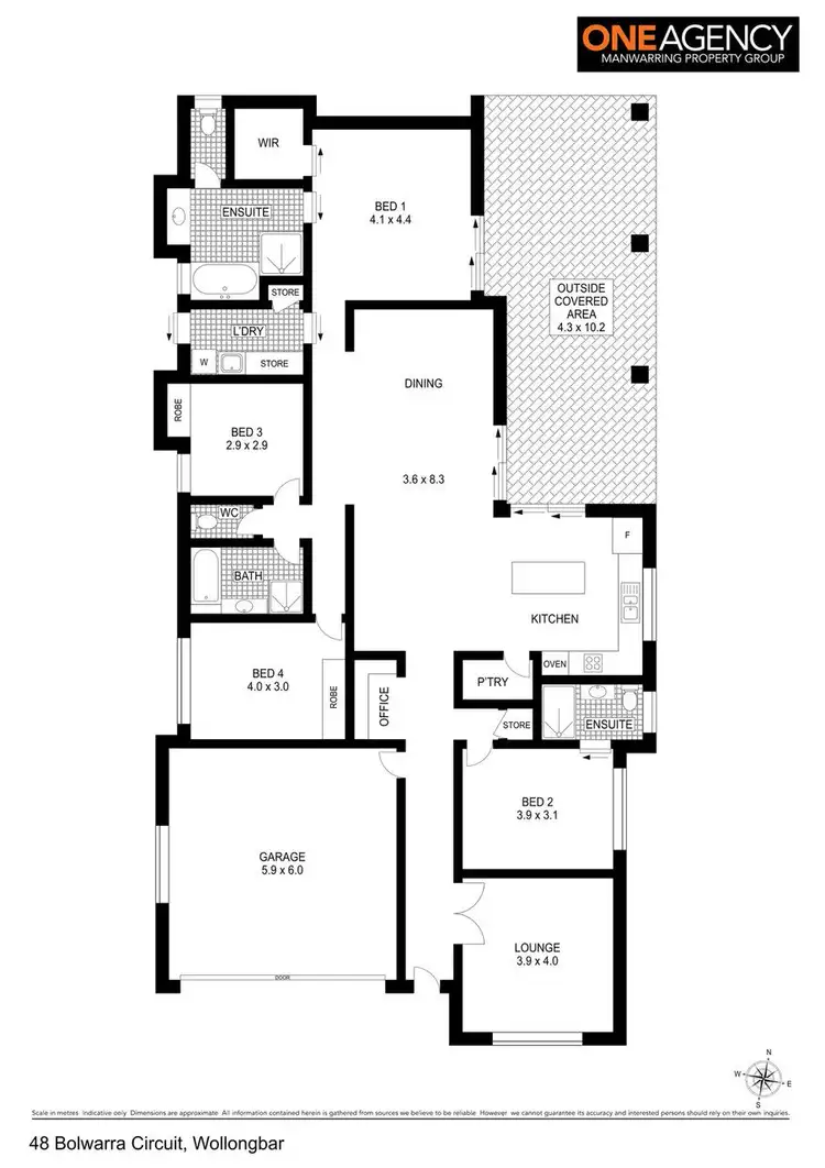 Floorplan of Homely house listing, 48 Bolwarra Circuit, Wollongbar NSW 2477