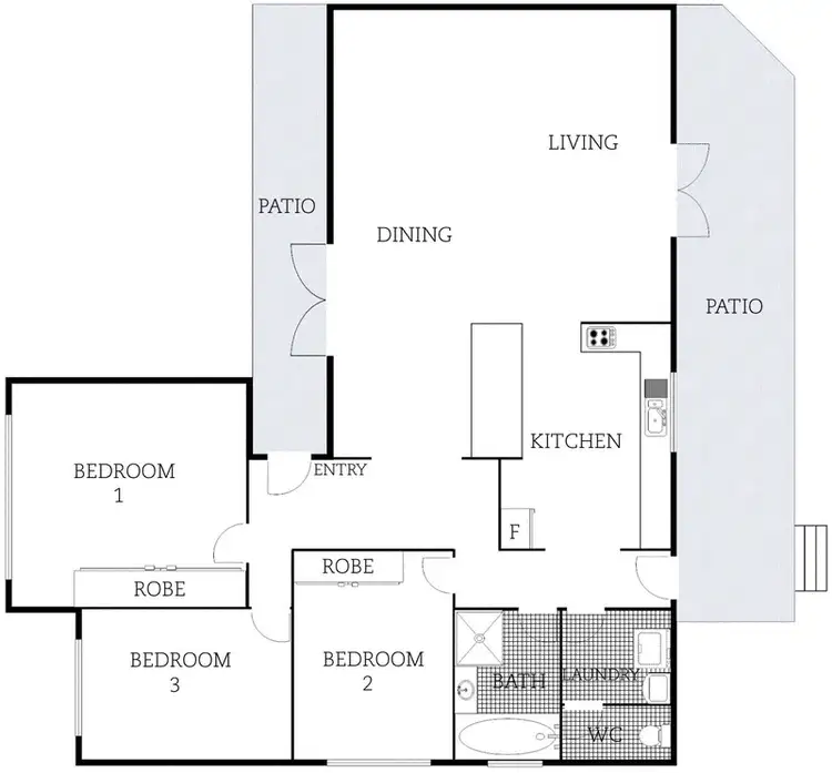 Floorplan of Homely house listing, 33 Rivett Street, Hackett ACT 2602