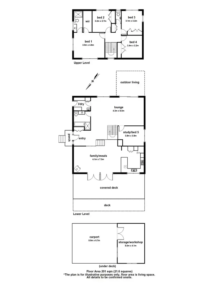 Floorplan of Homely house listing, 8 The Serpentine, Tecoma VIC 3160