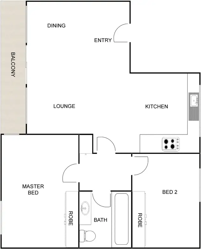 Floorplan of Homely unit listing, 5/30 Springvale Drive, Hawker ACT 2614