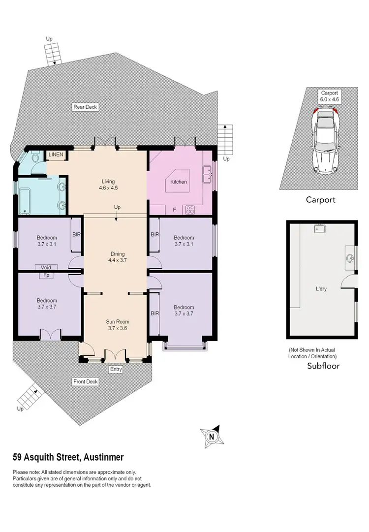 Floorplan of Homely house listing, 59 Asquith Street, Austinmer NSW 2515