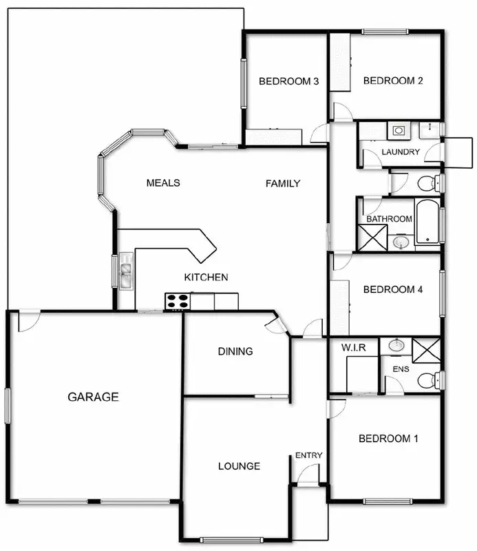 Floorplan of Homely house listing, 5 Quinlivan Crescent, Dunlop ACT 2615