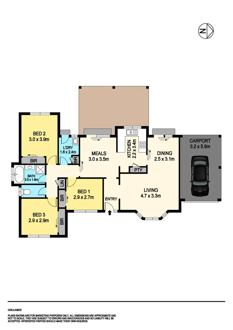 Floorplan of Homely house listing, 308 Fussell Street, Ballarat East VIC 3350