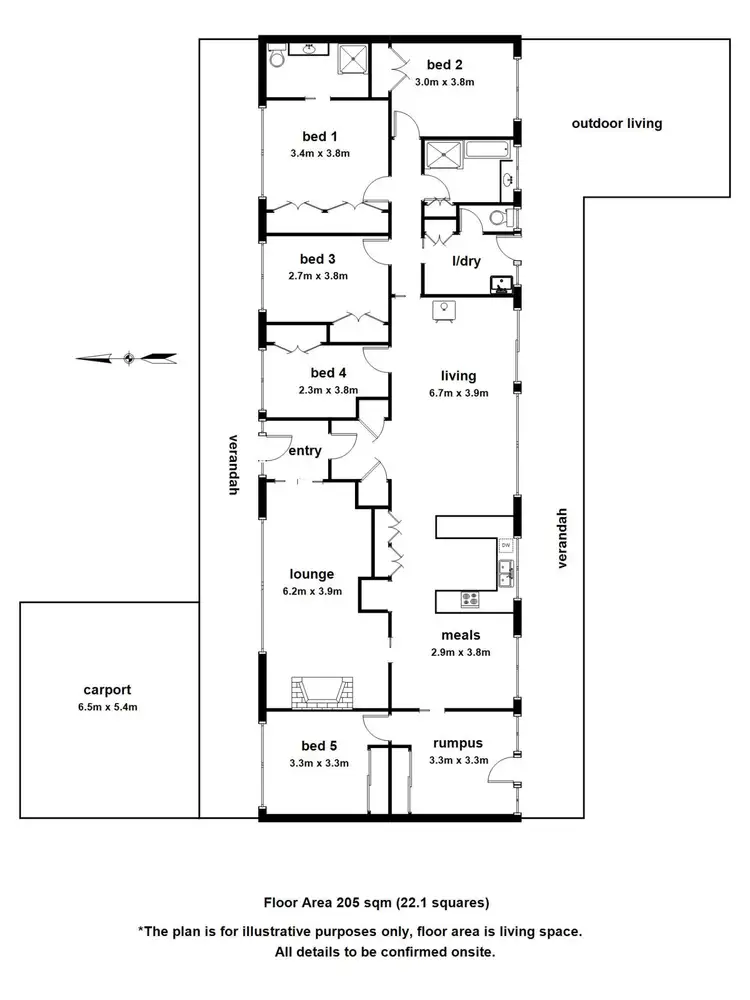 Floorplan of Homely house listing, 50 Bartley Road, Belgrave Heights VIC 3160