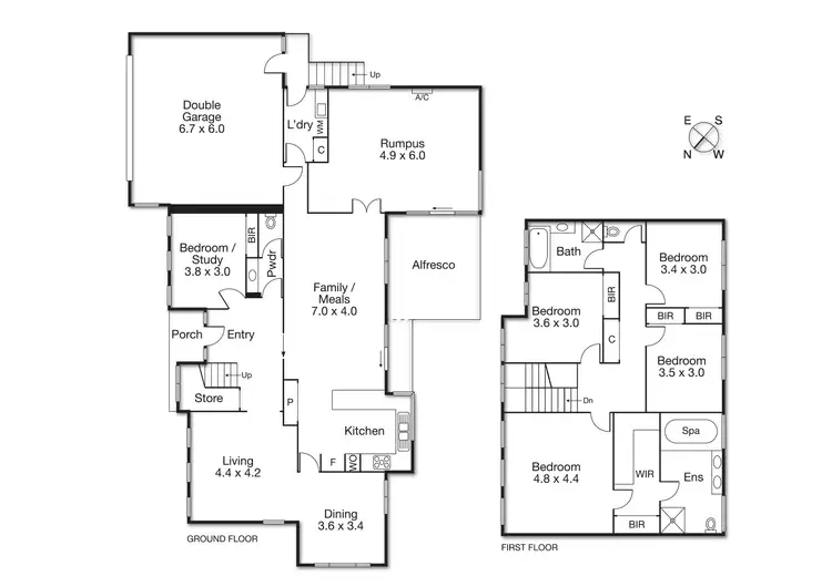 Floorplan of Homely house listing, 4 Daina Court, Diamond Creek VIC 3089