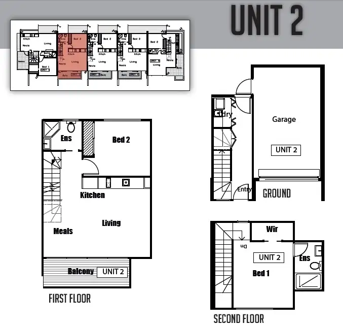 Floorplan of Homely townhouse listing, 2/9 Canterbury Street, Deer Park VIC 3023