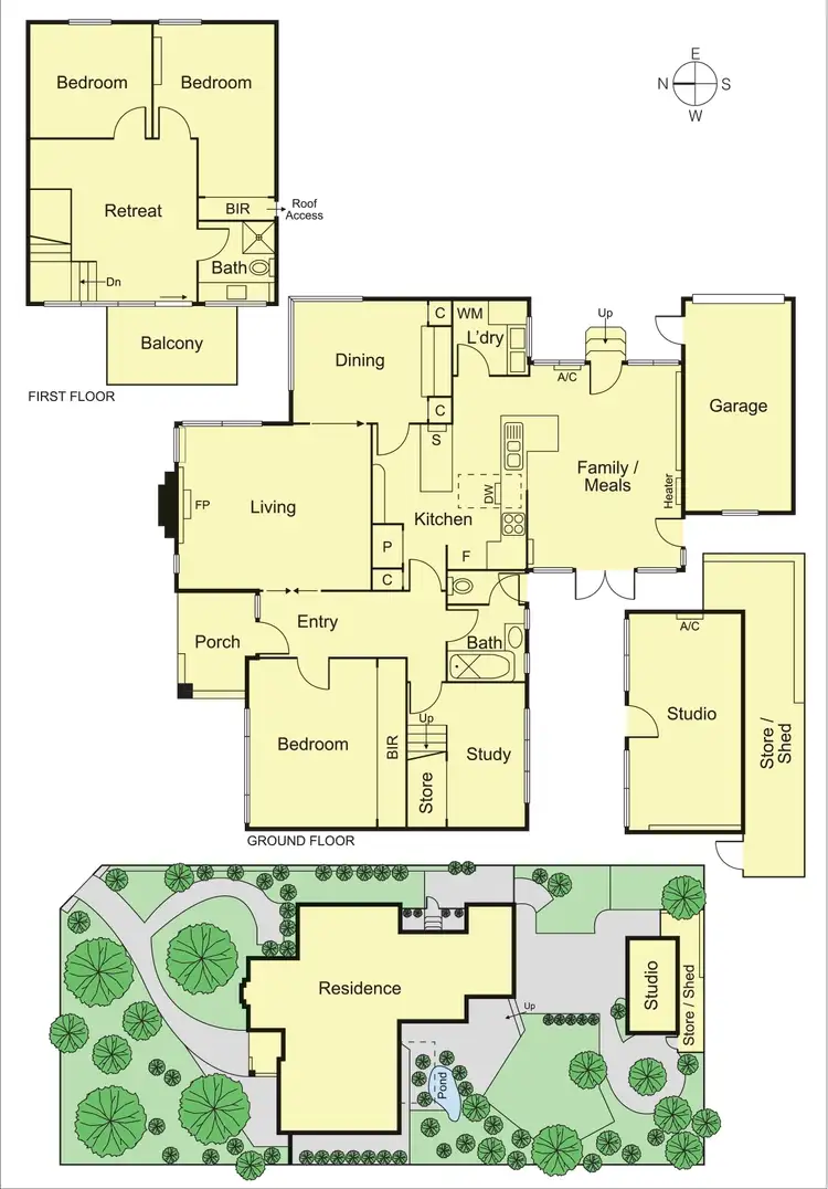 Floorplan of Homely house listing, 32 Beauville Avenue, Murrumbeena VIC 3163