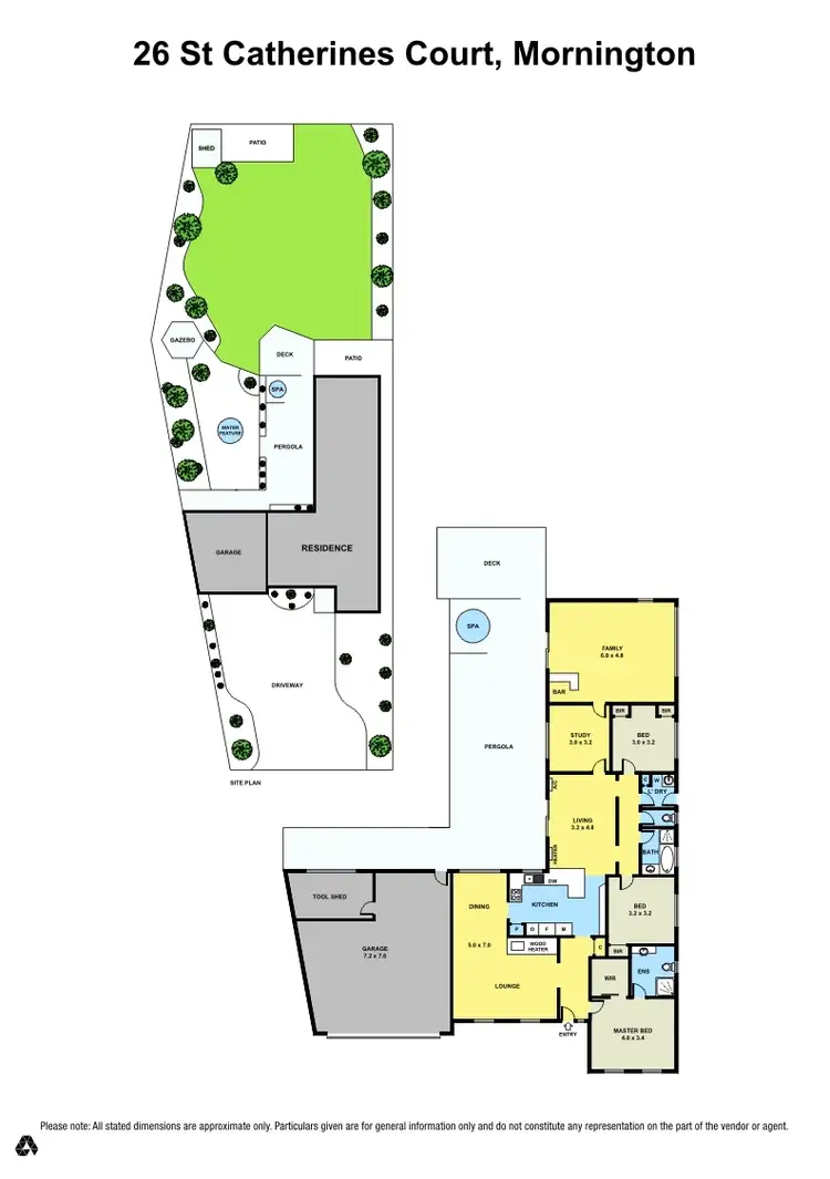 Floorplan of Homely house listing, 26 St Catherines Court, Mornington VIC 3931