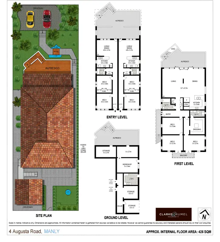 Floorplan of Homely house listing, 4 Augusta Road, Manly NSW 2095