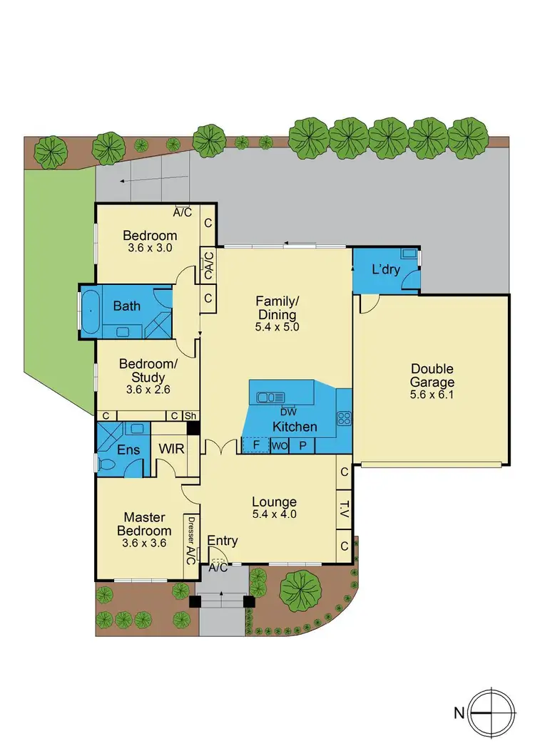 Floorplan of Homely unit listing, 4/96-98 Foote Street, Templestowe Lower VIC 3107