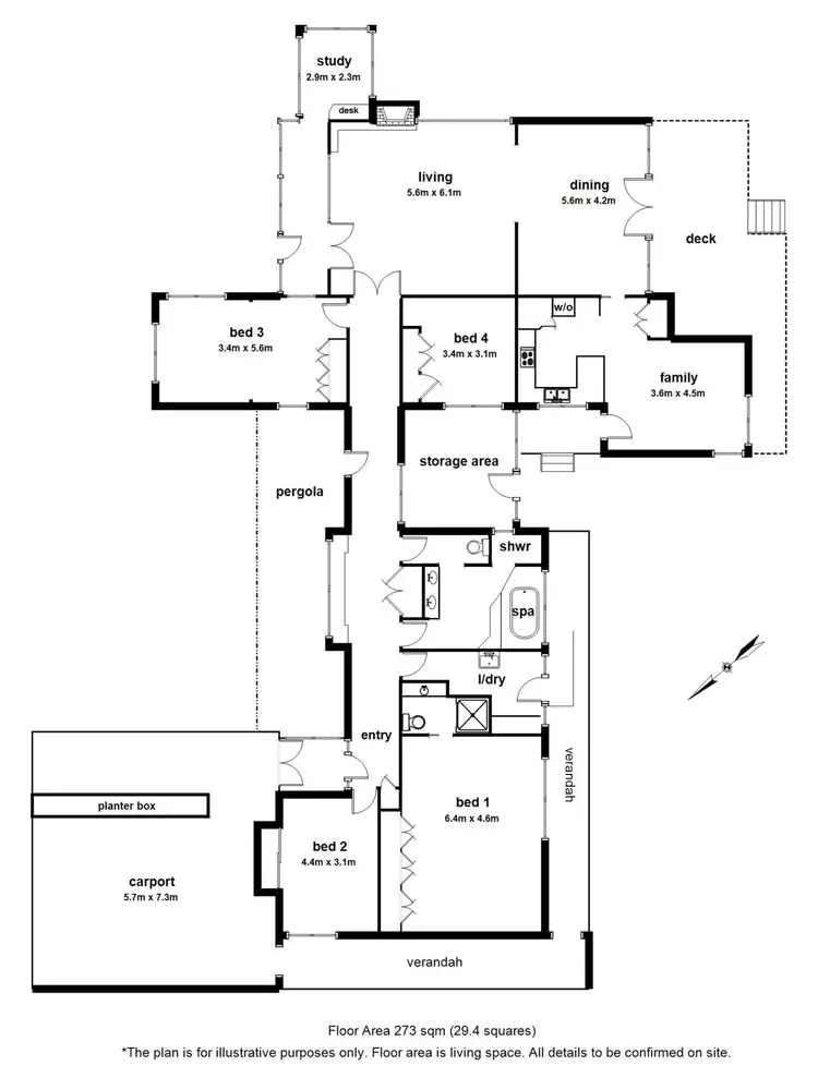 Floorplan of Homely house listing, 391 Monbulk Road, Monbulk VIC 3793