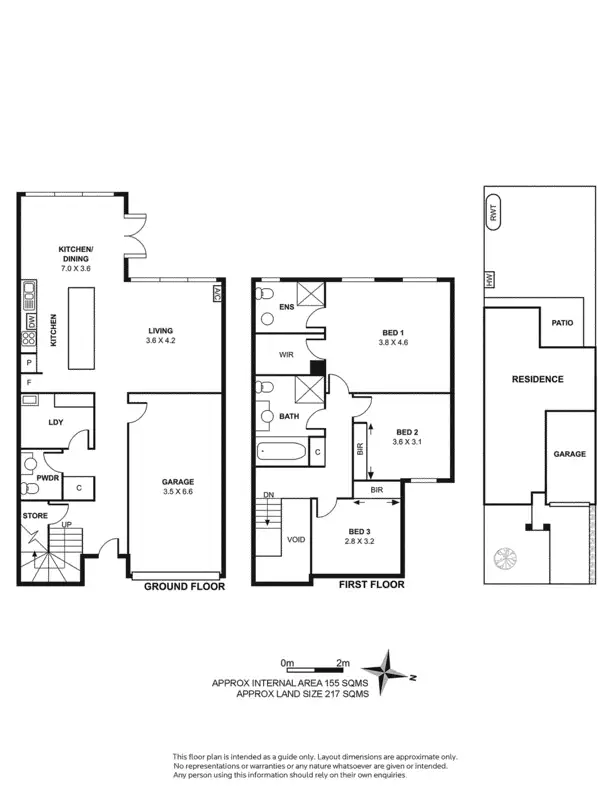 Floorplan of Homely townhouse listing, 43 Botanic Drive, Clayton South VIC 3169