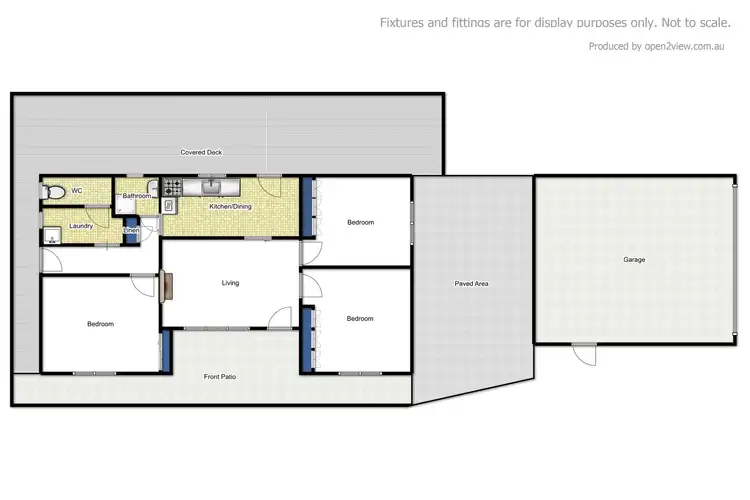 Floorplan of Homely house listing, 1 Fernshaw Road, Monbulk VIC 3793