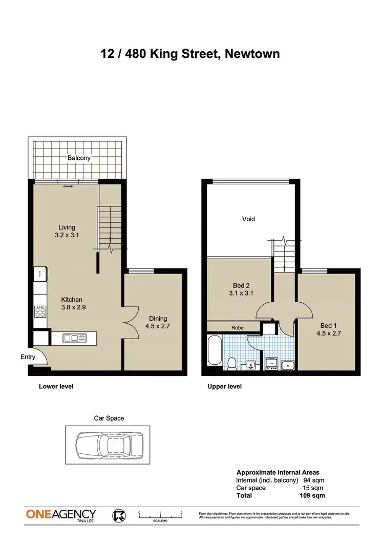 Floorplan of Homely apartment listing, 12/480 King Street, Newtown NSW 2042