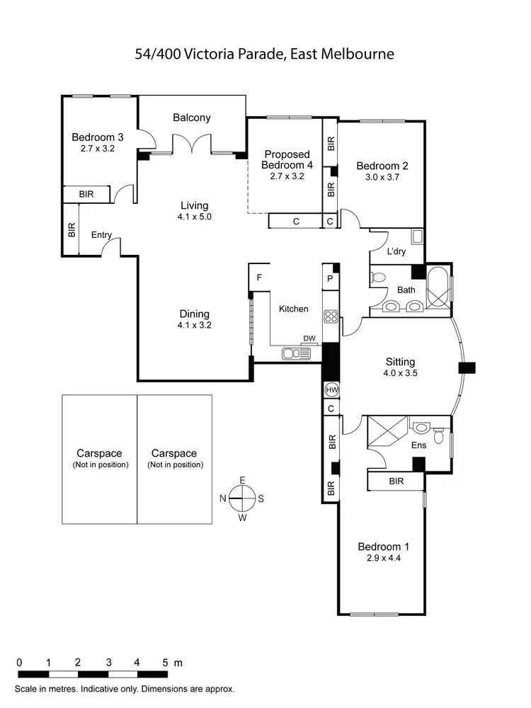Floorplan of Homely apartment listing, 54/400 Victoria Parade, East Melbourne VIC 3002