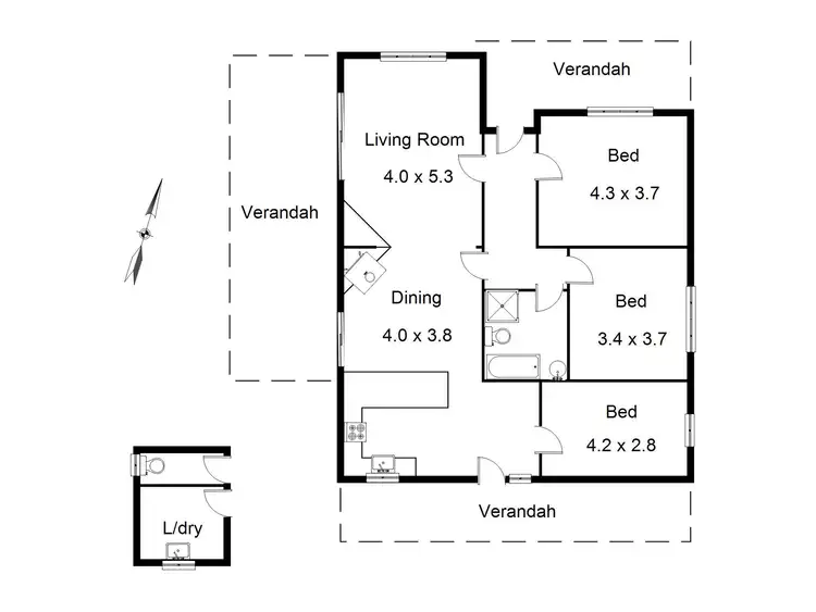 Floorplan of Homely house listing, 1 Clarke Avenue, Warburton VIC 3799