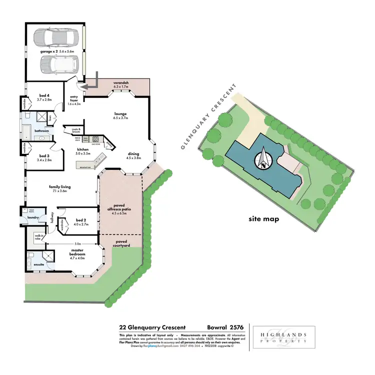 Floorplan of Homely house listing, 22 Glenquarry Crescent, Bowral NSW 2576