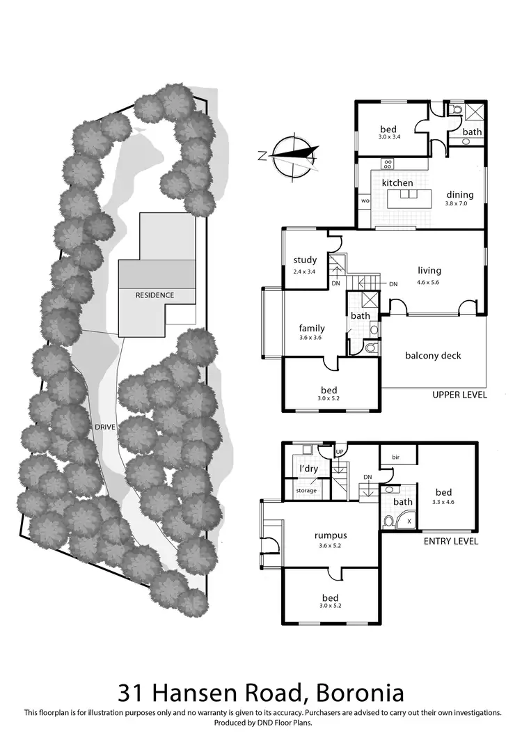 Floorplan of Homely house listing, 31 Hansen Road, Boronia VIC 3155