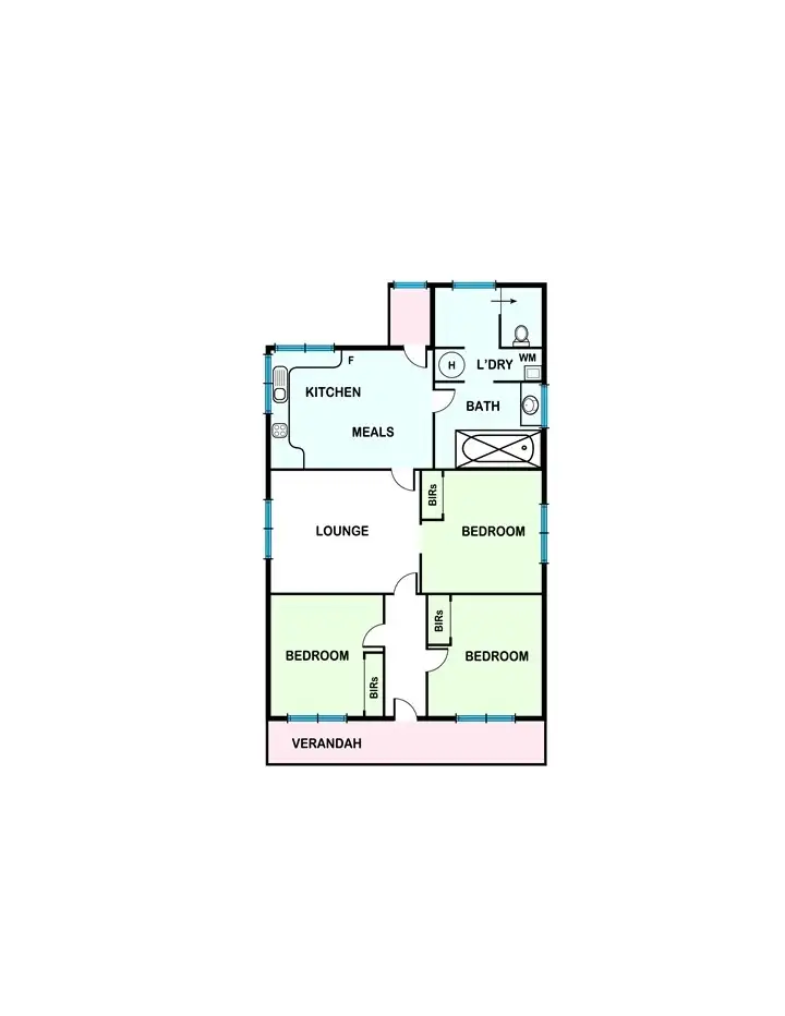 Floorplan of Homely house listing, 703 Armstrong Street North, Ballarat VIC 3350