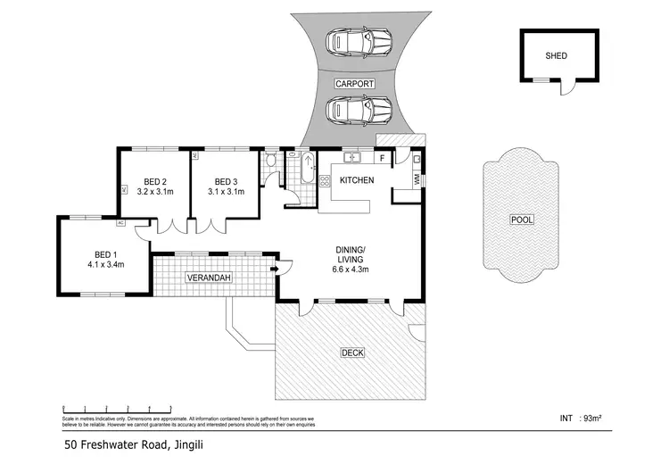Floorplan of Homely house listing, 50 Freshwater Road, Jingili NT 810