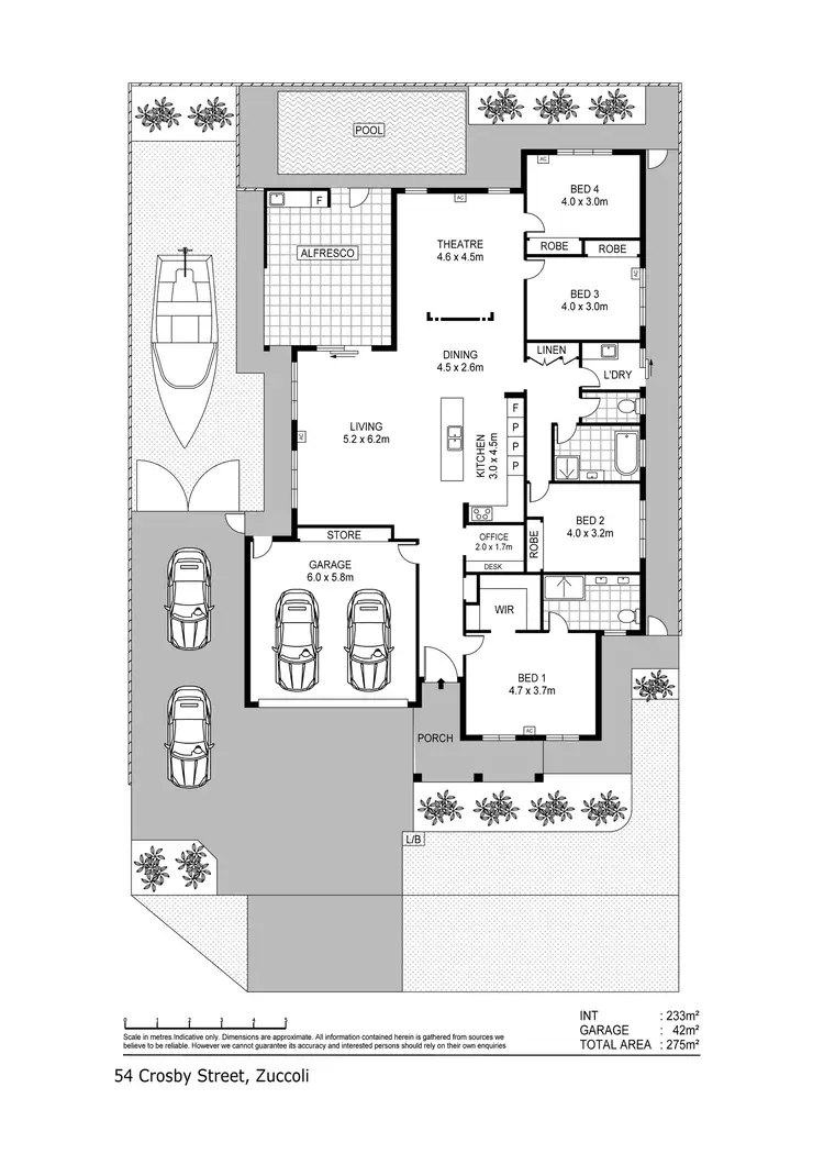 Floorplan of Homely house listing, 54 Crosby Street, Zuccoli NT 832