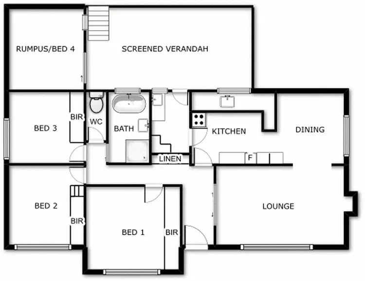 Floorplan of Homely house listing, 93 Ainsworth Street, Mawson ACT 2607