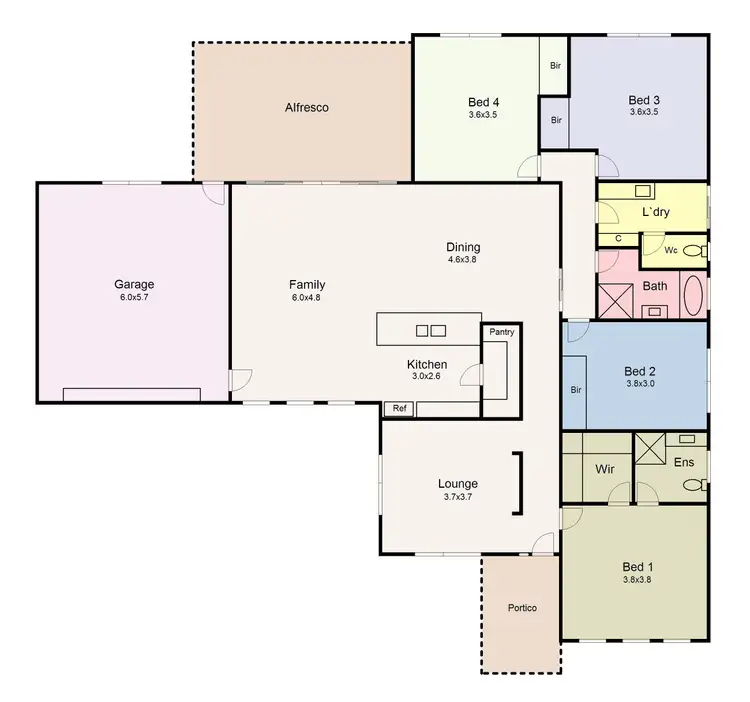 Floorplan of Homely house listing, 1 Stockade Street, Ballarat East VIC 3350