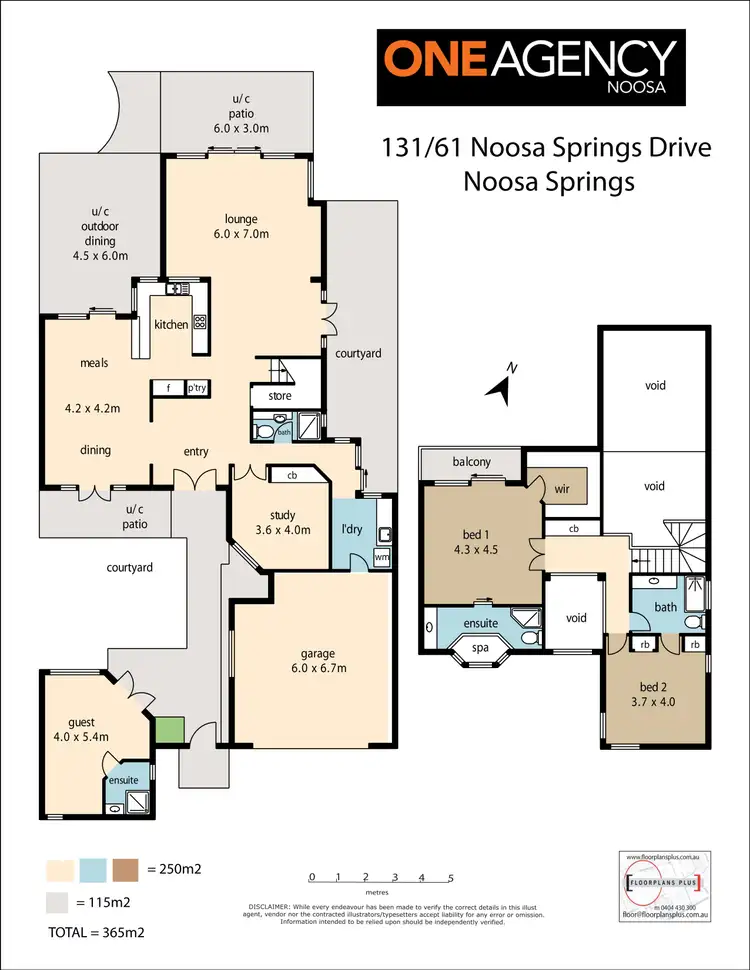 Floorplan of Homely house listing, 131/61 Noosa Springs Drive, Noosa Springs QLD 4567