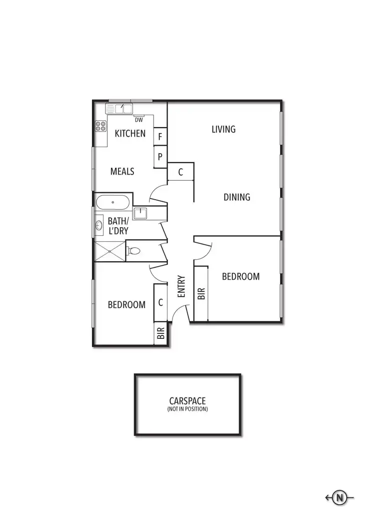Floorplan of Homely apartment listing, 5/122 Hotham Street, St Kilda East VIC 3183