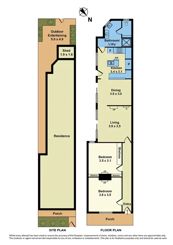 Floorplan of Homely house listing, 75 Alexander Street, Seddon VIC 3011
