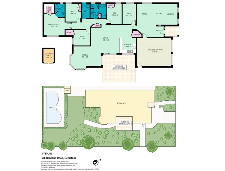 Floorplan of Homely house listing, 506 Blaxland Road, Denistone NSW 2114