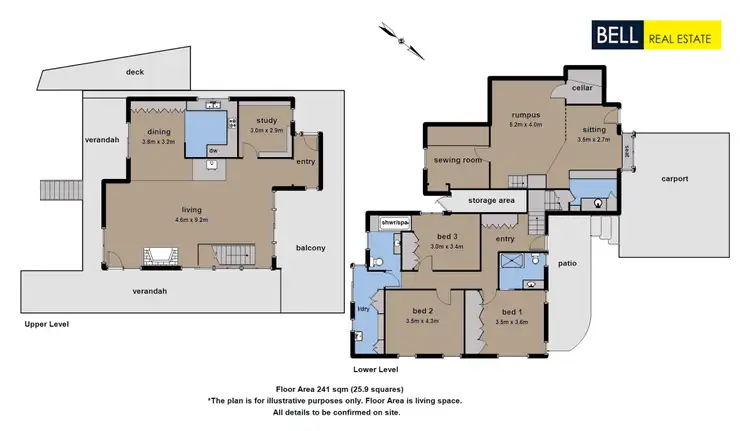 Floorplan of Homely house listing, 18 Barbers Road, Kalorama VIC 3766