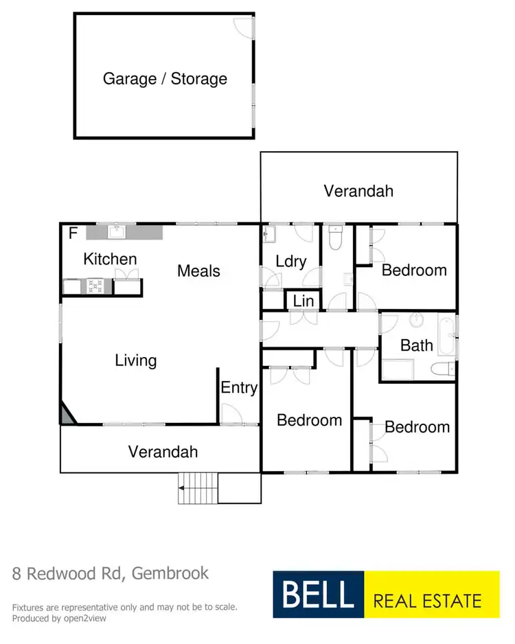 Floorplan of Homely house listing, 8 Redwood Road, Gembrook VIC 3783