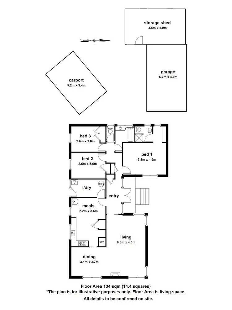 Floorplan of Homely house listing, 2861 WARBURTON Highway, Wesburn VIC 3799