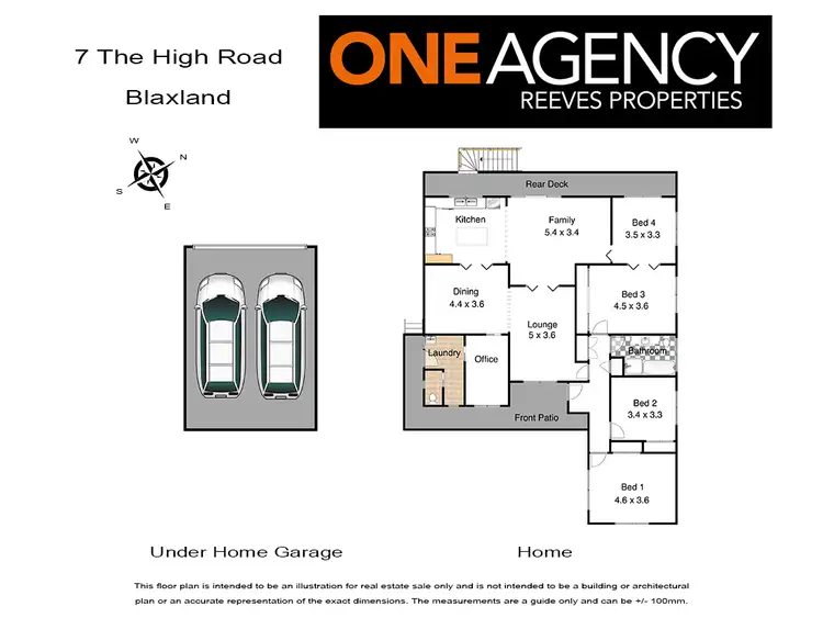 Floorplan of Homely house listing, 7 The High Road, Blaxland NSW 2774