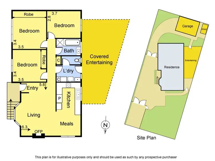 Floorplan of Homely house listing, 214 Elder Street, Greensborough VIC 3088
