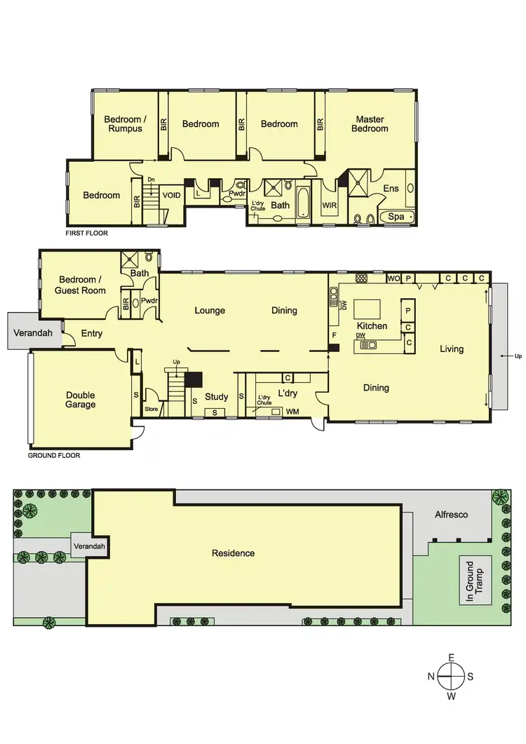 Floorplan of Homely house listing, 13 Milburn Grove, St Kilda East VIC 3183
